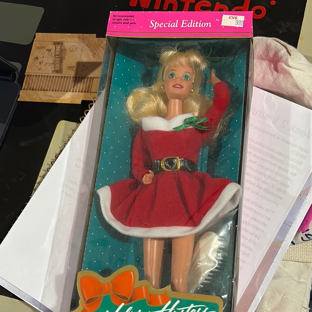 Mattel Special Edition Holiday Barbie- Red and White